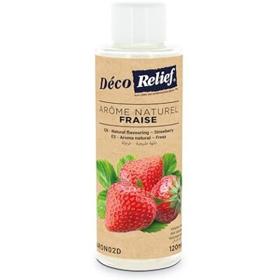 Déco Relief Arôme Naturel de Fraise 120 ml Ingrédient Pâtisserie ARON02D - Publicité Déco Relief Arôme Naturel de Fraise 120 ml Ingrédient Pâtisserie ARON02D - Publicité