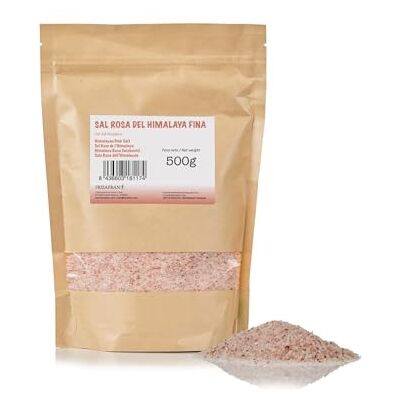 FRISAFRAN Sel Rose De l’Himalaya Fin 500g Sel de l'Himalaya Naturel sel rose de l'himalaya sel Pas D'additifs sel himalaya sel himalaya rose gros sel sel regenerant digestion saine - Publicité FRISAFRAN Sel Rose De l’Himalaya Fin 500g Sel de l'Himalaya Naturel sel rose de l'himalaya sel Pas D'additifs sel himalaya sel himalaya rose gros sel sel regenerant digestion saine - Publicité