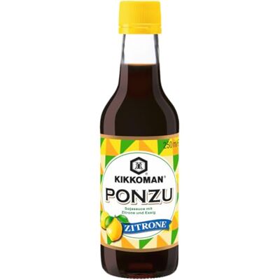Kikkoman - Sauce Ponzu citron-soja bouteille 250 ml - Publicité Kikkoman - Sauce Ponzu citron-soja bouteille 250 ml - Publicité