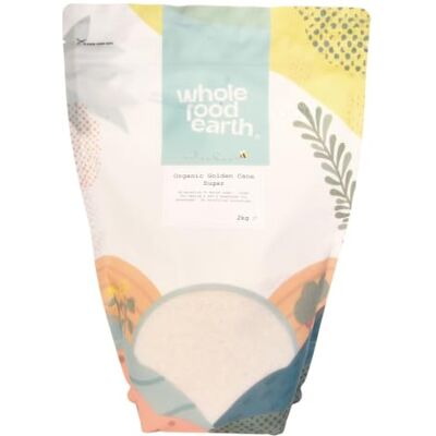 Wholefood Earth Sucre de canne doré bio - Sucre - Publicité Wholefood Earth Sucre de canne doré bio - Sucre - Publicité