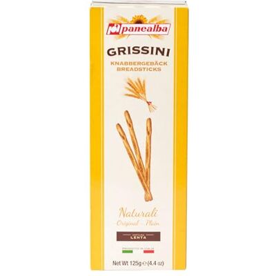 Panealba Gressins nature La boîte de 125g - Publicité Panealba Gressins nature La boîte de 125g - Publicité