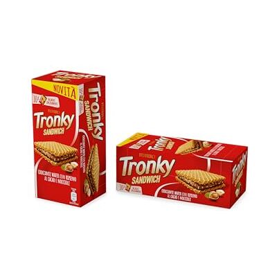 Kinder 1 PAQUET de Ferrero Tronky Sandwich (10 x 22 g) - Publicité Kinder 1 PAQUET de Ferrero Tronky Sandwich (10 x 22 g) - Publicité