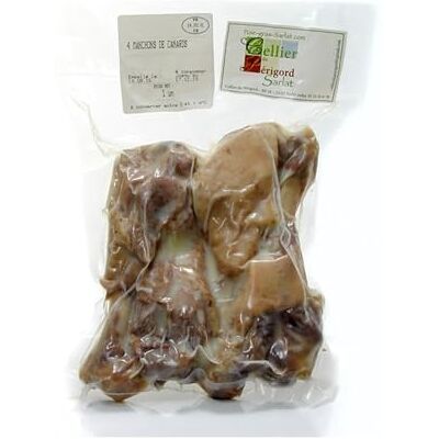 Cellier du Périgord Manchons de canard confit par 4 sous vide 550g +/- 50g - Publicité Cellier du Périgord Manchons de canard confit par 4 sous vide 550g +/- 50g - Publicité