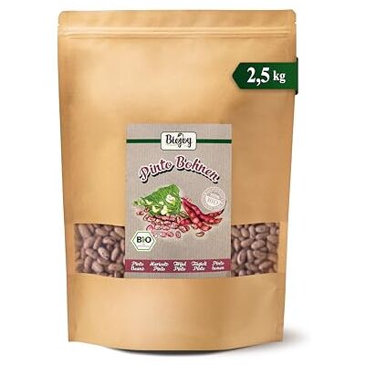 Biojoy Haricots pinto BIO, séchés, entiers, 2,5 kg De Chine, naturels, idéals pour cuisiner - Publicité Biojoy Haricots pinto BIO, séchés, entiers, 2,5 kg De Chine, naturels, idéals pour cuisiner - Publicité