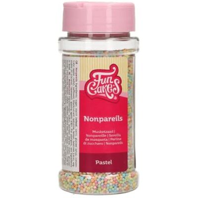 Funcakes - Bile de zahăr Nonpareils Pastel - Pastel - Publicité Funcakes - Bile de zahăr Nonpareils Pastel - Pastel - Publicité