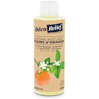 Déco Relief Arôme Naturel de Fleur d'Oranger 120 ml Ingrédient Pâtisserie ARON31D - Publicité Déco Relief Arôme Naturel de Fleur d'Oranger 120 ml Ingrédient Pâtisserie ARON31D - Publicité