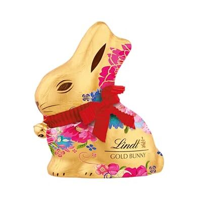 Lindt Lapin fleurs chocolat au lait L'unité, 100g - Publicité Lindt Lapin fleurs chocolat au lait L'unité, 100g - Publicité
