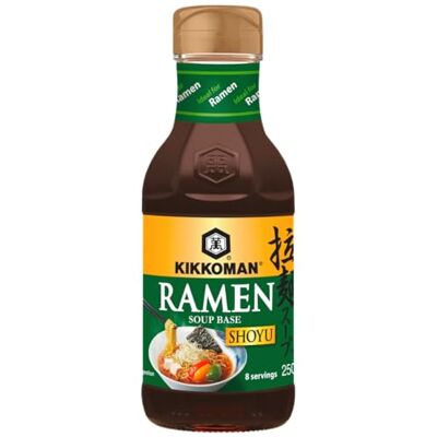 Kikkoman Base de soupe ramen Shoyu 250 ml - Publicité Kikkoman Base de soupe ramen Shoyu 250 ml - Publicité
