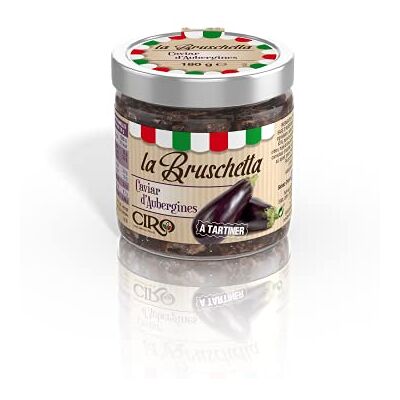 Ciro BRUSCHETTA AUBERGINES 180 G - Publicité Ciro BRUSCHETTA AUBERGINES 180 G - Publicité
