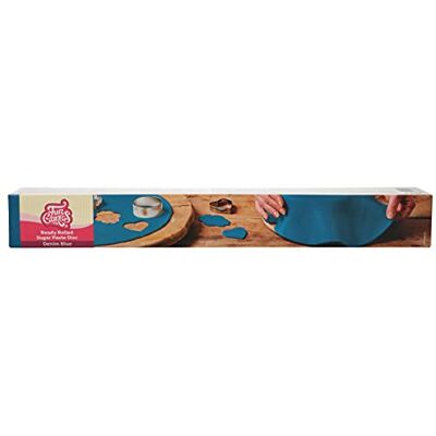 FunCakes Pâte à Sucre Étalée Denim Blue sans gluten 36 cm de rond et 3 mm d'épaisseur 430 g - Publicité FunCakes Pâte à Sucre Étalée Denim Blue sans gluten 36 cm de rond et 3 mm d'épaisseur 430 g - Publicité