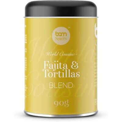 BAM Mélange d'Épices – Pour Recettes Sucrées et Salées, Sans Gluten, Saveurs Naturelles, Sans Additifs – Fajita & Tortillas, 90 g - Publicité BAM Mélange d'Épices – Pour Recettes Sucrées et Salées, Sans Gluten, Saveurs Naturelles, Sans Additifs – Fajita & Tortillas, 90 g - Publicité