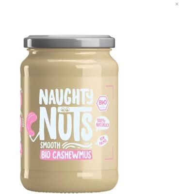 Naughty Nuts Beurre de Cajou Bio Onctueux 100% noix de cajou Sans huile de palme ni sucre 100% naturel et végétalien Idéal comme garniture pour le muesli 500g - Publicité Naughty Nuts Beurre de Cajou Bio Onctueux 100% noix de cajou Sans huile de palme ni sucre 100% naturel et végétalien Idéal comme garniture pour le muesli 500g - Publicité
