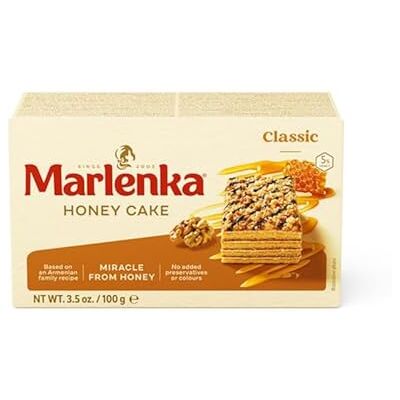Marlenka ® Tartelettes au miel aux noix – Tarte au miel, tarte, pâtisserie (1 x 100 g) - Publicité Marlenka ® Tartelettes au miel aux noix – Tarte au miel, tarte, pâtisserie (1 x 100 g) - Publicité
