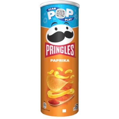 Pringles PATATINE G165 PAPRIKA - Publicité Pringles PATATINE G165 PAPRIKA - Publicité
