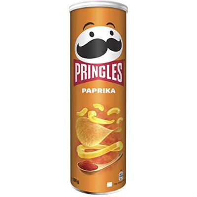 Pringles Chips Tuiles Paprika 200 g - Publicité Pringles Chips Tuiles Paprika 200 g - Publicité