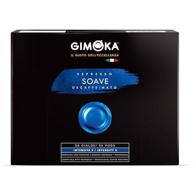 Gimoka 50 Cialde Soave Decaffeinato - Capsules de Café - Publicité Gimoka 50 Cialde Soave Decaffeinato - Capsules de Café - Publicité