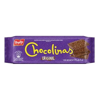 BAGLEY Biscuits au chocolat Galletitas Dulces Chocolinas, 170 g - Publicité BAGLEY Biscuits au chocolat Galletitas Dulces Chocolinas, 170 g - Publicité