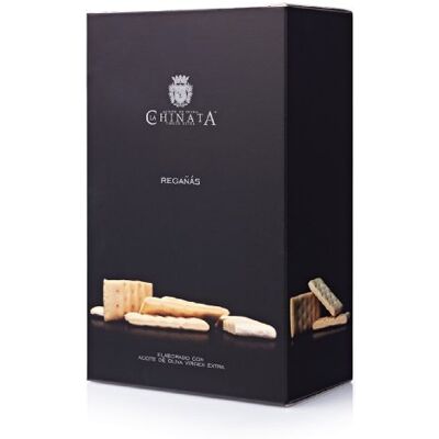 La Chinata regañas con Aceite De Oliva Virgen Extra – Espagnol Cracker avec de l'huile d'olive extra vierge, typique, Lot de 3 (3 x 125 g) - Publicité La Chinata regañas con Aceite De Oliva Virgen Extra – Espagnol Cracker avec de l'huile d'olive extra vierge, typique, Lot de 3 (3 x 125 g) - Publicité