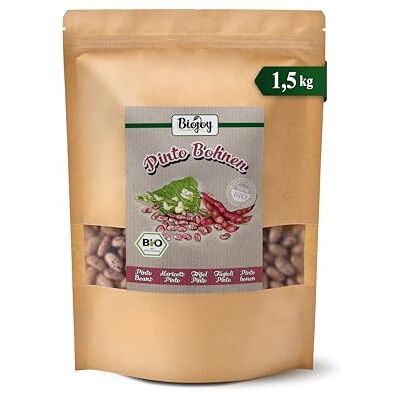 Biojoy Haricots pinto BIO, séchés, entiers, 1,5 kg De Chine, naturels, idéals pour cuisiner - Publicité Biojoy Haricots pinto BIO, séchés, entiers, 1,5 kg De Chine, naturels, idéals pour cuisiner - Publicité