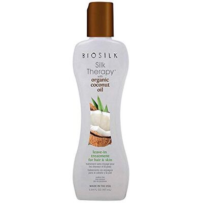 Huile de Coco Bio Biosilk Traitement sans rinçage - Cheveux & Peau - Publicité Huile de Coco Bio Biosilk Traitement sans rinçage - Cheveux & Peau - Publicité