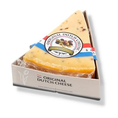 Old Amsterdam Fromage Gouda à l'olive sélectionnée par 270 grammes - Publicité Old Amsterdam Fromage Gouda à l'olive sélectionnée par 270 grammes - Publicité