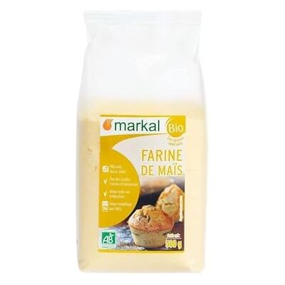 Markal Farine de maïs 500G Bio - - Publicité Markal Farine de maïs 500G Bio - - Publicité