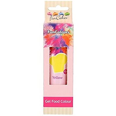 FunCakes Gel Colorant Alimentaire Funcolours Jaune 30 g - Publicité FunCakes Gel Colorant Alimentaire Funcolours Jaune 30 g - Publicité