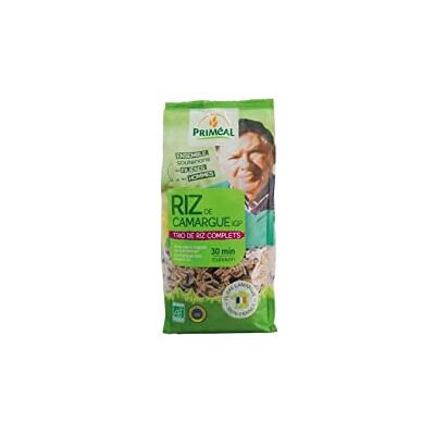 Primeal Trio de riz de Camargue - Couleur naturelle - Ragoût - 500g - Publicité Primeal Trio de riz de Camargue - Couleur naturelle - Ragoût - 500g - Publicité