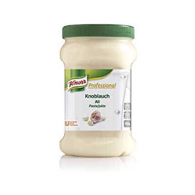 Knorr Pâte à assaisonner professionnelle à l'ail (goût naturel, toujours prêt à l'emploi) 1 paquet (1 x 750 g) - Publicité Knorr Pâte à assaisonner professionnelle à l'ail (goût naturel, toujours prêt à l'emploi) 1 paquet (1 x 750 g) - Publicité