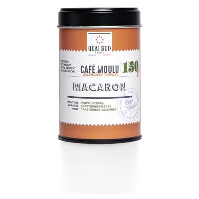 QUAI SUD Café Moulu Aromatisé 150g Saveur Macaron Torréfaction Légère - Publicité QUAI SUD Café Moulu Aromatisé 150g Saveur Macaron Torréfaction Légère - Publicité