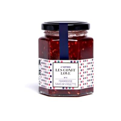 QUAI SUD Fruits à tartiner confi'Love (Framboise saveur Violette) - Publicité QUAI SUD Fruits à tartiner confi'Love (Framboise saveur Violette) - Publicité