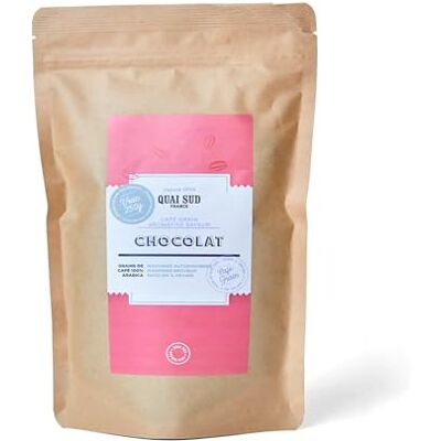 QUAI SUD Café grain Aromatisé I Chocolat I 250 g - Publicité QUAI SUD Café grain Aromatisé I Chocolat I 250 g - Publicité