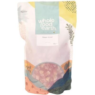 Wholefood Earth Papaye Séchée Morceaux 1kg – Végan, Sans Produits Laitiers, Riches en Antioxydants, Sans OGM, Snack Idéal et Cuisiner Facile, Papaye Naturelle Premium - Publicité Wholefood Earth Papaye Séchée Morceaux 1kg – Végan, Sans Produits Laitiers, Riches en Antioxydants, Sans OGM, Snack Idéal et Cuisiner Facile, Papaye Naturelle Premium - Publicité