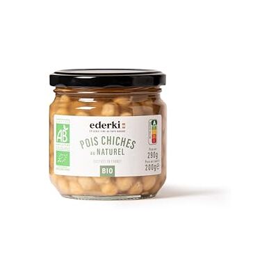 EDERKI Pois chiches au naturel bio 290g - Publicité EDERKI Pois chiches au naturel bio 290g - Publicité
