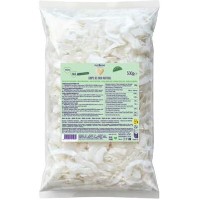 nut&me Chips de noix de coco naturelles 500 g - Publicité nut&me Chips de noix de coco naturelles 500 g - Publicité
