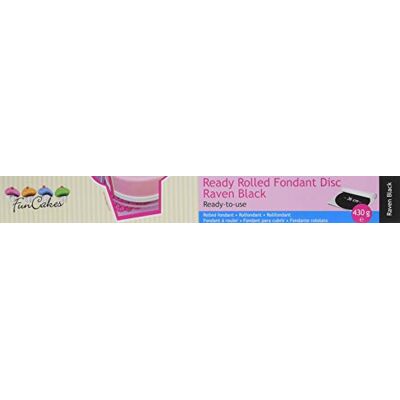 FunCakes Pâte à Sucre Étalée Noir 430 g - Publicité FunCakes Pâte à Sucre Étalée Noir 430 g - Publicité