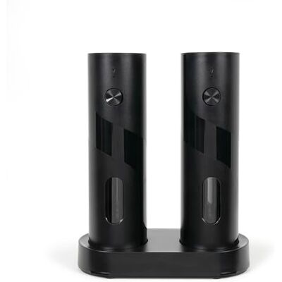 Livoo Set salière et poivrière électriques MEN439N 110ml, meule céramique, rechargeable USB-C - Publicité Livoo Set salière et poivrière électriques MEN439N 110ml, meule céramique, rechargeable USB-C - Publicité