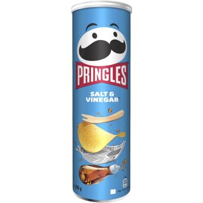 Pringles Salt & Vinegar Chips 200g - Publicité Pringles Salt & Vinegar Chips 200g - Publicité