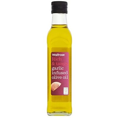 Waitrose Garlic Infused Olive Oil 250ml - Publicité Waitrose Garlic Infused Olive Oil 250ml - Publicité