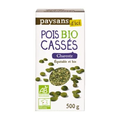ETHIQUABLE Pois Cassés Charente bio & équitable - Publicité ETHIQUABLE Pois Cassés Charente bio & équitable - Publicité