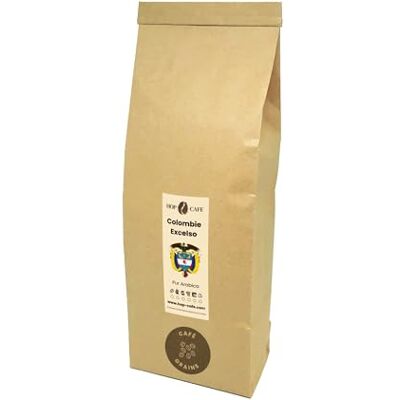 HOP CAFE Grains Colombie Excelso • 500g - Publicité HOP CAFE Grains Colombie Excelso • 500g - Publicité