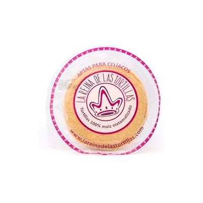 La Reina de las Tortillas , Tortillas Mexicaines de Maïs Jaune, Sans Gluten, Diamètre 10 cm, Maïs 100 % Nixtamalisé, 32 Pièces, 500 g - Publicité La Reina de las Tortillas , Tortillas Mexicaines de Maïs Jaune, Sans Gluten, Diamètre 10 cm, Maïs 100 % Nixtamalisé, 32 Pièces, 500 g - Publicité