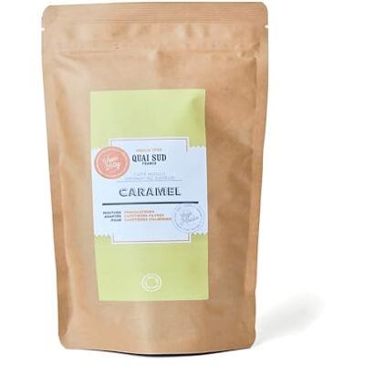 QUAI SUD Café parfumé boîte éco-responsable (250, Caramel) - Publicité QUAI SUD Café parfumé boîte éco-responsable (250, Caramel) - Publicité
