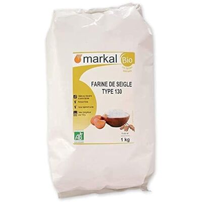 Markal Farine de seigle T130, 1kg, - Publicité Markal Farine de seigle T130, 1kg, - Publicité
