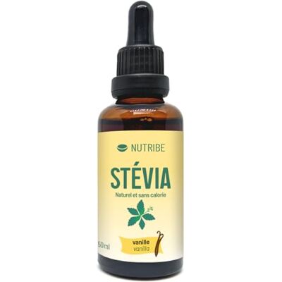 Nutribe Stevia Liquide Arôme Vanille Sans Sucre Keto Végan Pour Boissons, Fromage Blanc, Desserts - Publicité Nutribe Stevia Liquide Arôme Vanille Sans Sucre Keto Végan Pour Boissons, Fromage Blanc, Desserts - Publicité