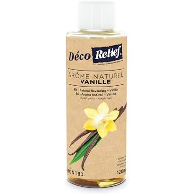 Déco Relief Arôme Naturel Liquide Vanille 120 ml Arôme Alimentaire Pâtisserie & Yaourtière Pour Gâteaux, Pâtisseries, Yaourts Arôme Concentré ARON18D - Publicité Déco Relief Arôme Naturel Liquide Vanille 120 ml Arôme Alimentaire Pâtisserie & Yaourtière Pour Gâteaux, Pâtisseries, Yaourts Arôme Concentré ARON18D - Publicité