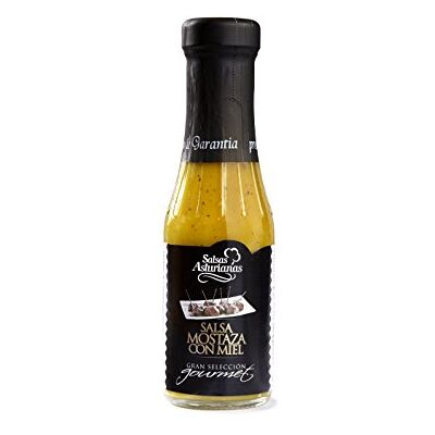 Salsas Asturianas sauce à la moutarde et au miel selección gourmet 320gr - Publicité Salsas Asturianas sauce à la moutarde et au miel selección gourmet 320gr - Publicité