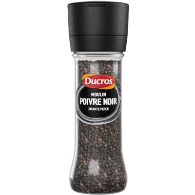 DUCROS Grand Moulin Poivre Noir Grains 95 g - Publicité DUCROS Grand Moulin Poivre Noir Grains 95 g - Publicité