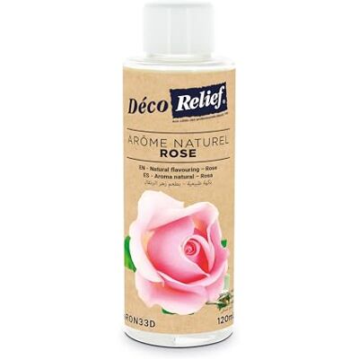 Déco Relief Arôme Naturel de Rose 120 ml Ingrédient Pâtisserie ARON33D - Publicité Déco Relief Arôme Naturel de Rose 120 ml Ingrédient Pâtisserie ARON33D - Publicité