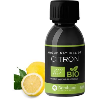 Néroliane NEROLIANE – Extrait de Citron BIO 50ml – Arôme Naturel Certifié BIO – Spécial Yaourtière, Sorbetière, Glaces, Pâtisseries, Boissons, Confitures – Qualité Professionnelle Made in France - Publicité Néroliane NEROLIANE – Extrait de Citron BIO 50ml – Arôme Naturel Certifié BIO – Spécial Yaourtière, Sorbetière, Glaces, Pâtisseries, Boissons, Confitures – Qualité Professionnelle Made in France - Publicité